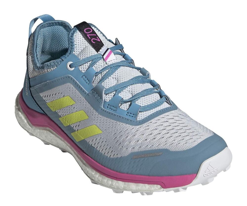 Adidas Terrex Agravic Flow Womens Running Shoes Lace-Up Hazy Blue 9.5